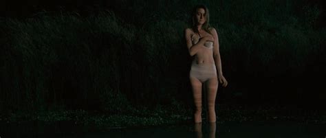 Naked Lucy Fry In River Water