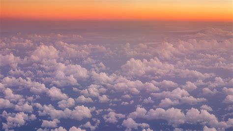 Flying Over Clouds In Sky Online Zoom Background Template Vistacreate