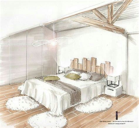 Bedroom Interior Architecture Drawing Interior Design Renderings