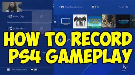 How To Record A Ps4 Gameplay In Full Hd Max Quality With A Simple Click