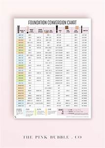 Makeup Foundation Conversion Chart Makeupview Co