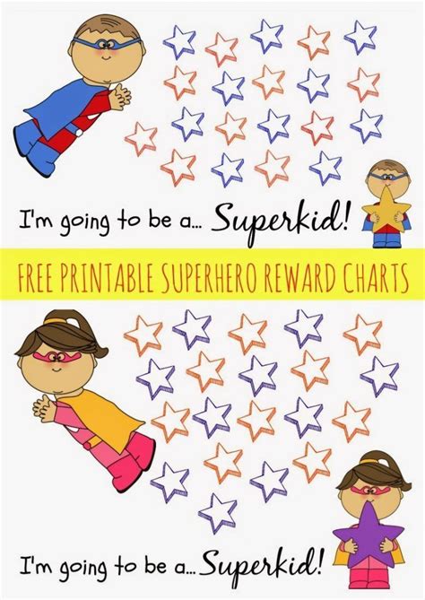 Free Printable Superhero Reward Chart The Chirping Moms Reward