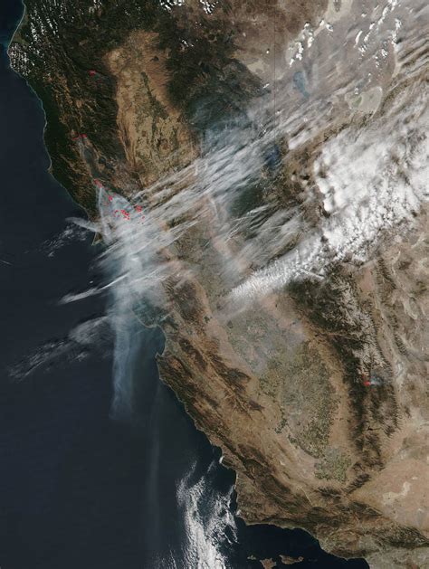 Satellite Photos Of Californias Devastating Wildfires Gallery Space