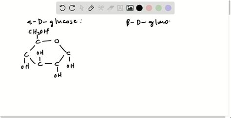 ⏩solveddraw The Haworth Structures For α And β D Glucose Numerade