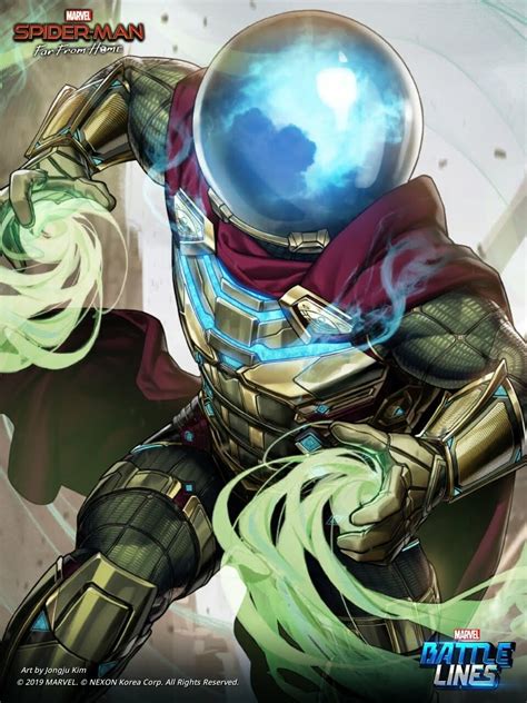 Artstation Marvel Battle Lines Artwork Mysterio Haje 714 Marvel