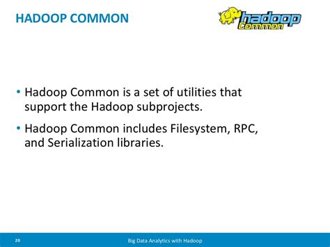 Hadoop Common • Hadoop Common