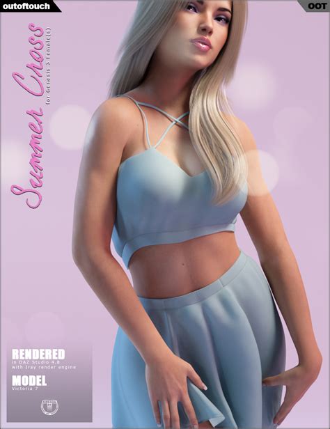 Summer Cross Fashion For Genesis 3 Female S 3D Figure Assets Outoftouch