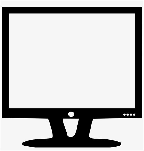 Computer Monitor Line Art Clip Art Library