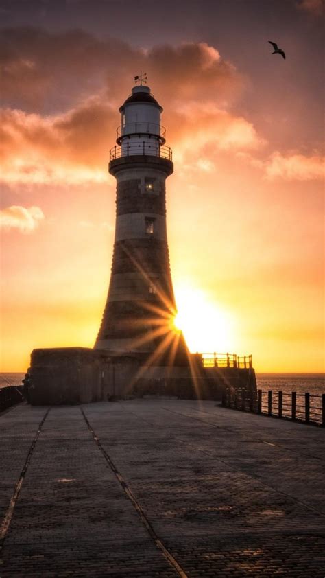 We present you our collection of desktop wallpaper theme: Roker Lighthouse Wallpaper - 1080x1920