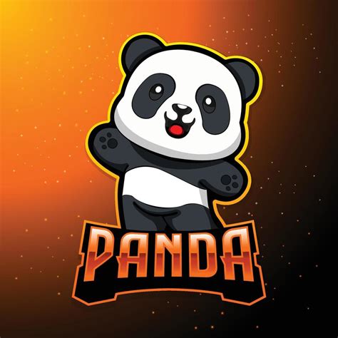 Cute Panda Esport Gaming Mascot Logo 10755971 Vector Art At Vecteezy