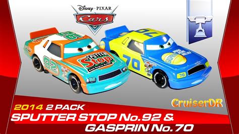 Disney Pixar Cars 2014 Dicast 2 Pack Sputter Stop No92 Und Gasprin No