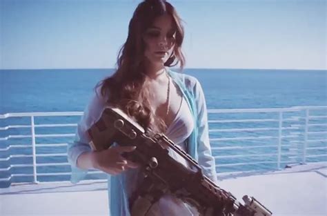 Lana Del Rey Sings Softly And Carries A Big Gun In High By The Beach