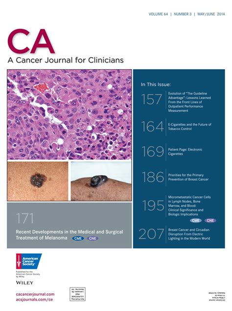 CA: A Cancer Journal for Clinicians: Vol 64, No 3