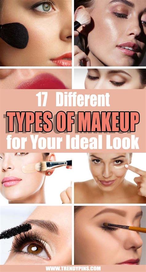 17 Types Of Makeup For Your Ideal Look Types Of Makeup Creative