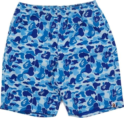 Bape Blue Abc Camo Swim Shorts Inc Style