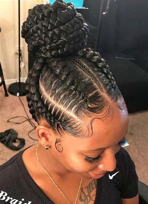 Jumbo Braid Ponytail Simple African Hairstyles Loose French Twist