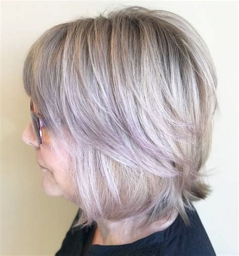 Short choppy bob over 50. 20 Best Hairstyles for Women over 50 with Glasses