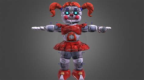 Circus Baby Special Delivery Download Free 3d Model By Juztandy