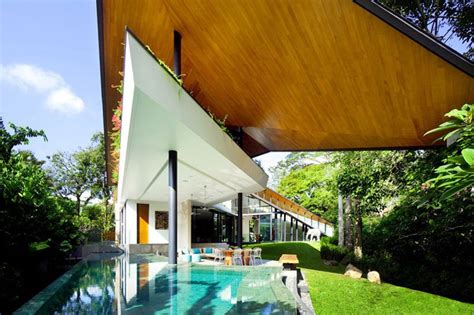 Futuristic Modern Mansion Embeded In Nature The Winged