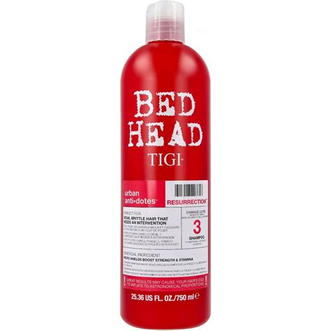 TIGI Bed Head Urban Anti Dotes Resurrection 3 Shampoo 750ml 119 40
