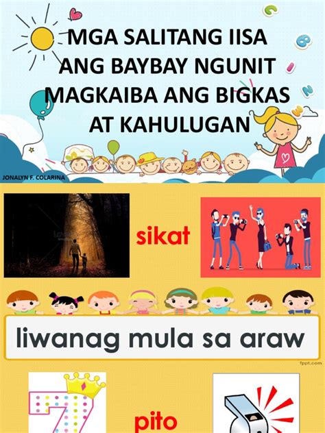 Mga Salitang Magkapareho Ng Baybay Ngunit Magkaiba Ang Bigkas At