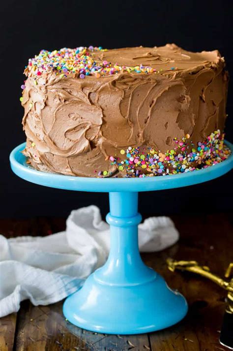 No shortening, no trans fat, no corn syurp. 24 Amazing Birthday Cake Recipes You Will Love - All in All