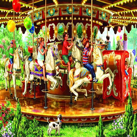 Sunsout Carousel Ride 1000 Pc Jigsaw Puzzle Oriental Trading