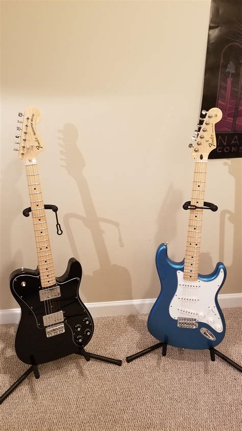 They assigned high importance to one or both of the financial reasons listed . Had to get a pic with my friend's tele (Both MiM) : guitarporn