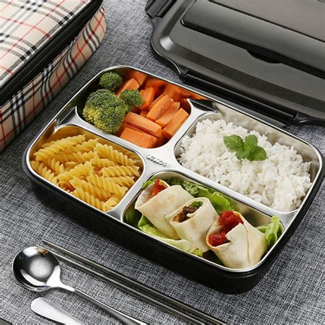 304 Stainless Steel Thermos Thermal Lunch Box Set Kid Adult Bento Boxes