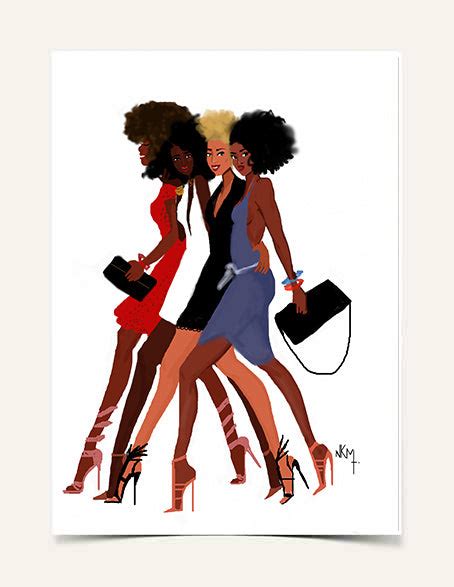sisters walk together art print — nicholle kobi boutique