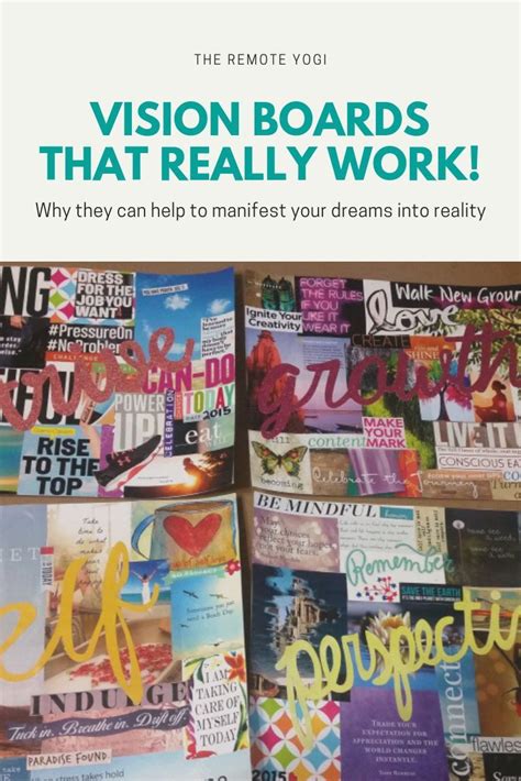 Vision Boards Can Help To Manifest Your Dreams Into Reality Here Are