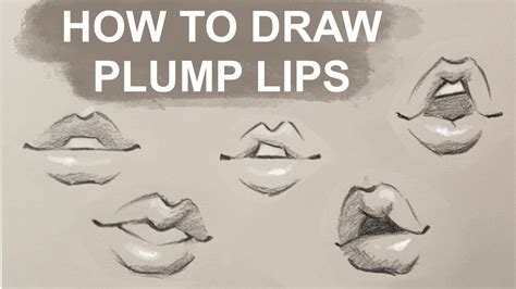 How To Draw Plump Lips Drawing Tutorial Atiart123 Youtube