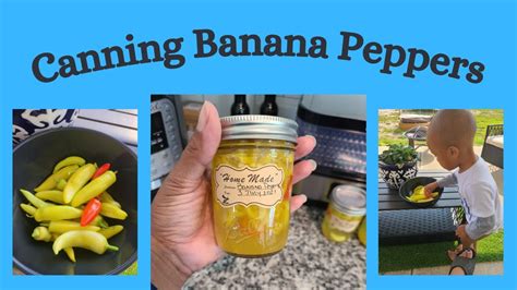 How To Can Banana Peppers From The Garden Youtube