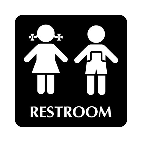 Preschool Unisex Girl Boy Restroom Sign Plaque Etsy India