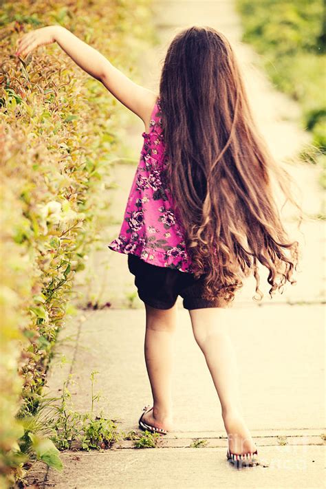Little Girl Walking On Path Photograph By Hulya Ozkok