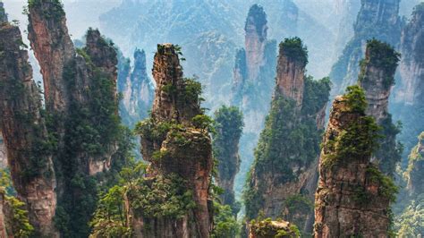 Zhangjiajie National Forest Park Hunan Province China With Images