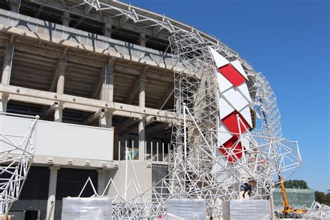 Facade Grid Structure For The Spartak Stadium Graitec Canada