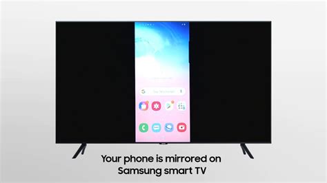 Samsung Smart Tv How To Mirror Your Phone Screen On The Tv Youtube