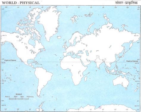 Blank Political Map Of World A Size