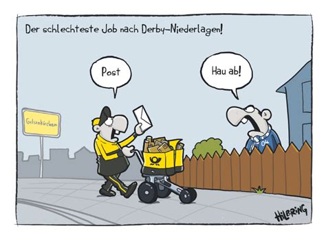 Die knappen lieferten sich mit fortuna düsseldorf einen irren schlagabtausch. RevierSport Cartoon. The Day after. | SCHÖN DOOF!