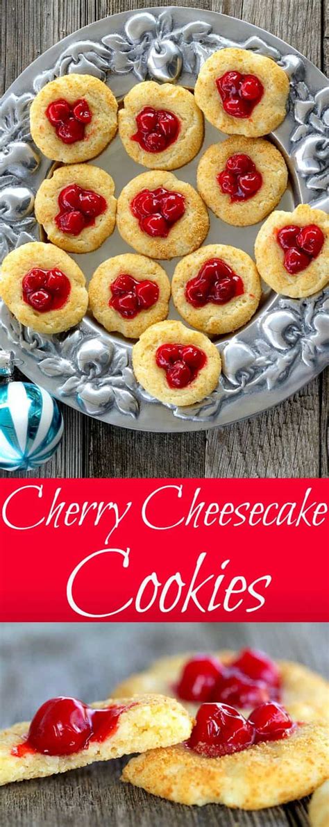 Cherry Cheesecake Cookies Good Dinner Mom