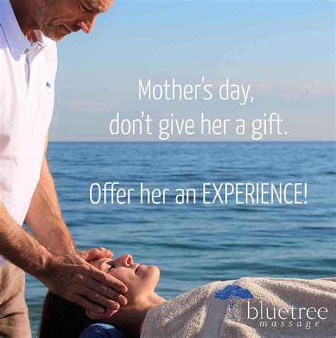 For Mothers Day Offer A Blue Tree Massage T Voucher On The Cote Dazur Blue Tree Massage