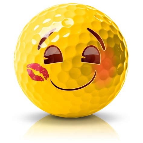 Emoji Official Novelty Fun Golf Balls Pack Of 12 Uk