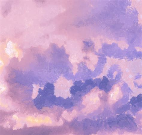Aesthetic Blue Sky Painting