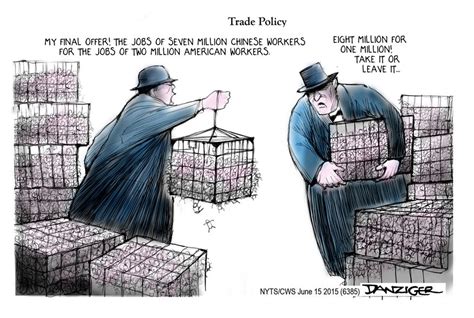 Cartoon Trade Policy National Memo