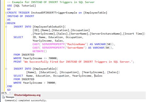 How To Create Insert Trigger Using Sql Server Database Youtube Photos