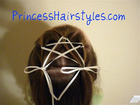 Come learn how to do this easy and fun accent star hairstyle for the 4th of july! Ribbon Star Hairstyle | Hairstyles For Girls - Princess ...