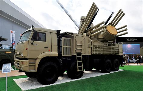 Pantsir S1m Short Range Air Defence Missile And Gun System