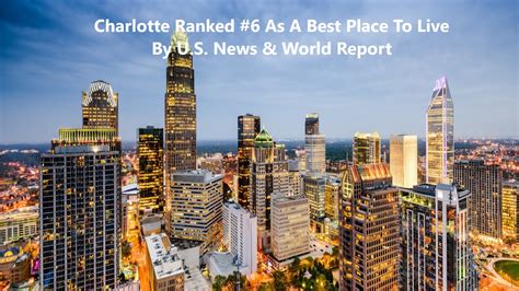 Charlotte Ranked A Top 10 Best Place To Live City Great Homes In