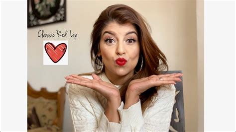 Classic Red Lip Makeup Tutorial Youtube